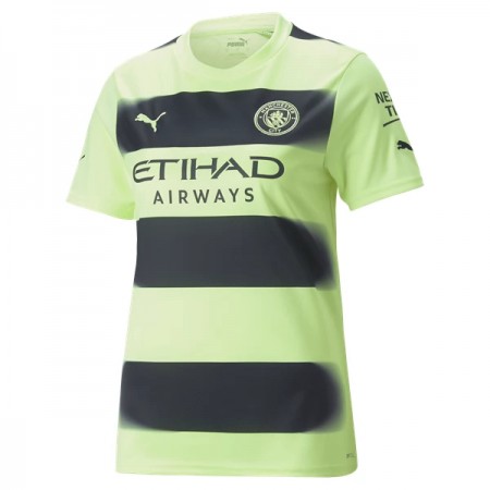 Manchester City Kvinde Tredje 2022-23 - Fodboldtrøjer (S/S)